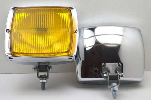 set à 2 Bosch SF-S44 mistlampen mistlichten breedstralers CHROOM