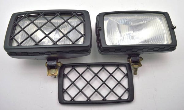 set à 2 Maxtel 810R8 verstralers schijnwerpers met afneembare beschermkappen