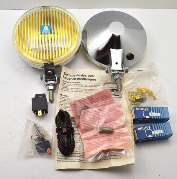 set à 2 Hella 140 mistlampen mistlichten breedstralers