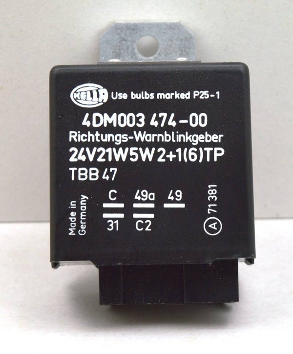 Hella 4DM 003 474-001 knipperlichtrelais 24 Volt universeel