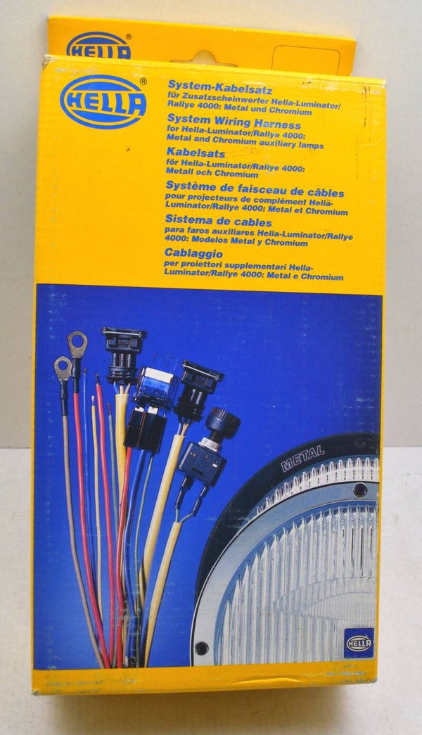 Hella 8KA 148 541-001 complete aansluitset tbv. Luminator / Rallye 4000