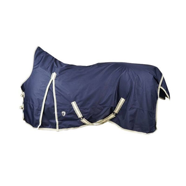 OUTDOOR DEKEN HIGH NECK, 600D blauw