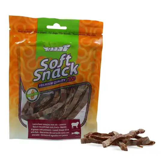 Braaaf Soft Snack Slices - Lam & Vis