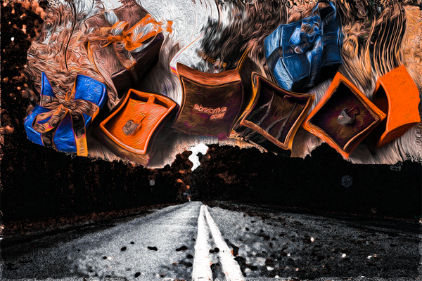 'willekeurig' (15 x 10 cm, enkelzijdige kaart)