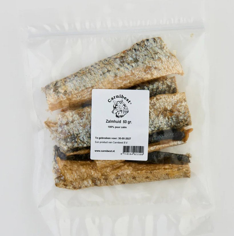 Carnibest Zalmhuid 50 gr