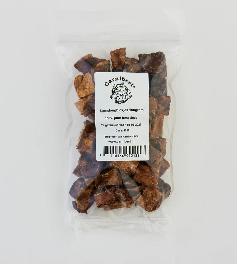 Carnibest Lamslong blokjes 100gr