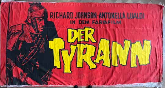 Bioscoop reclame: Der Tyrann 1968