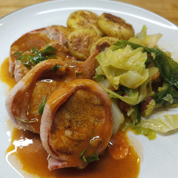 LOMBINHO DE PORCO AO ALHO