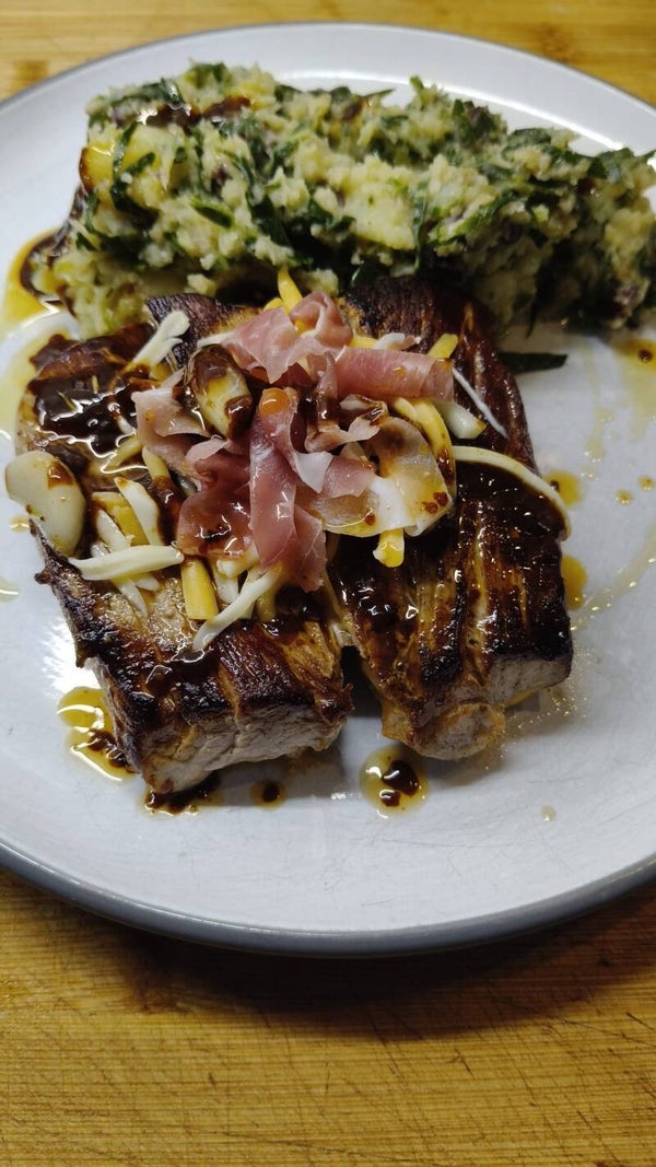 BIFE D PORCO A PORTUGUESA