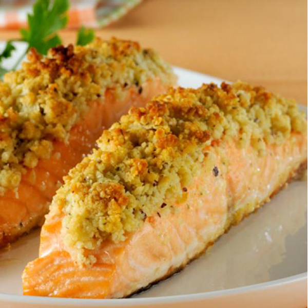 POSTA DE SALMAO COM BROA