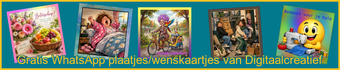 Gratis WhatsApp plaatjes/wenskaartjes van Digitaalcreatief