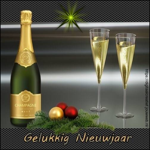 nieuwjaar champagne