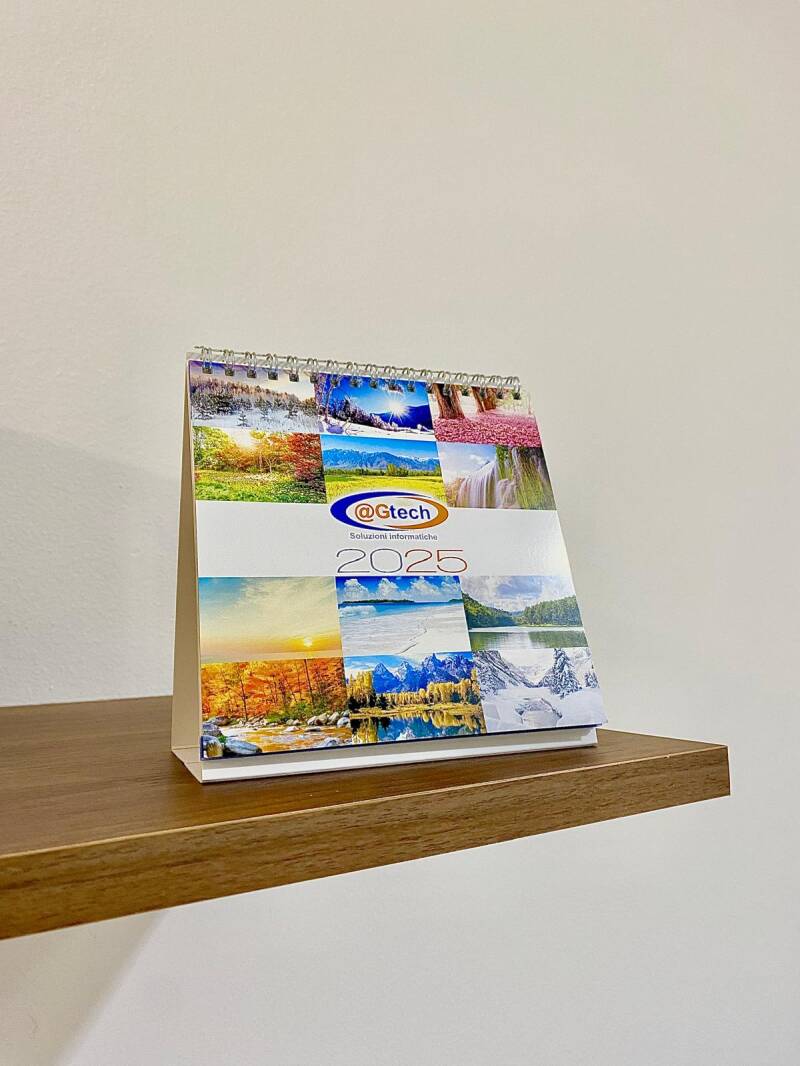 Calendario da tavolo personalizzato