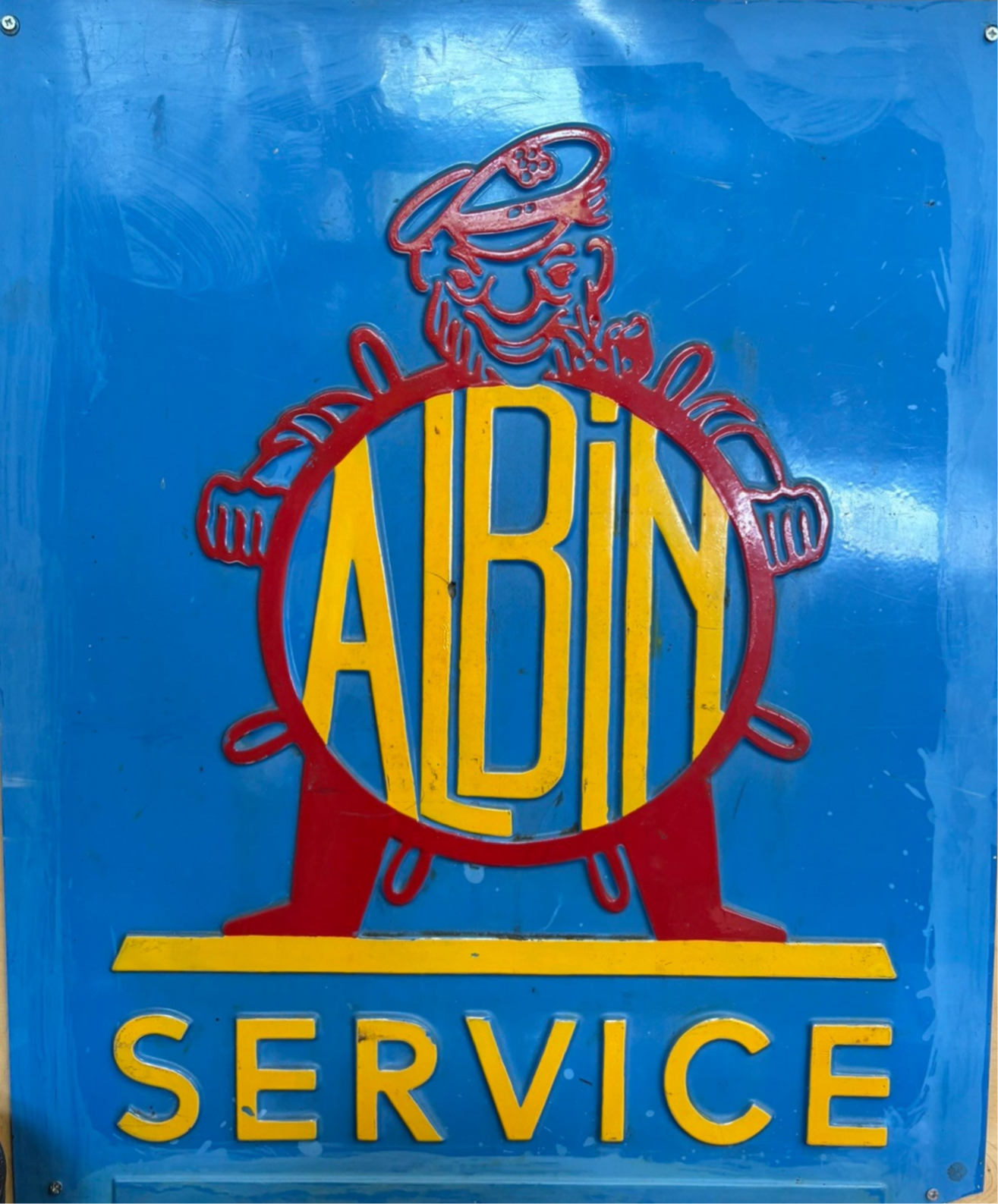 Een orgineel Albin bord