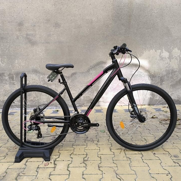 Rower 28 VELLBERG EXPLORER 17 DISC LADY Czarno Różowy