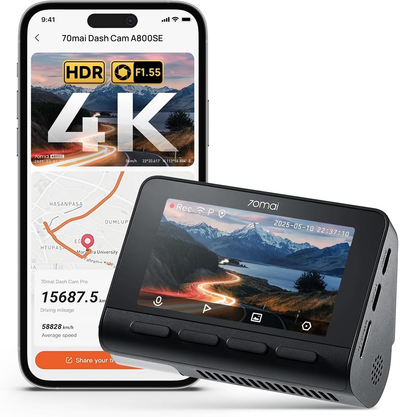 70mai A800SE inkl. Einbau