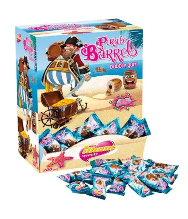 Bubble Gum Pirate Barrels
