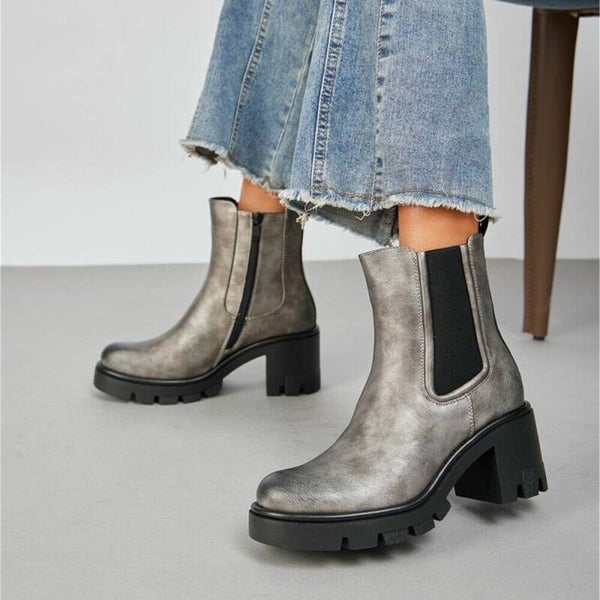 Chunky Chelsea Boots