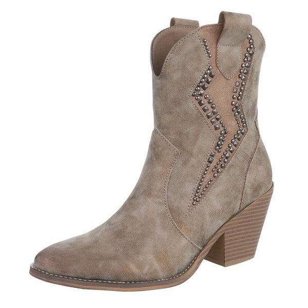 Flash & Studs Western Enkellaars