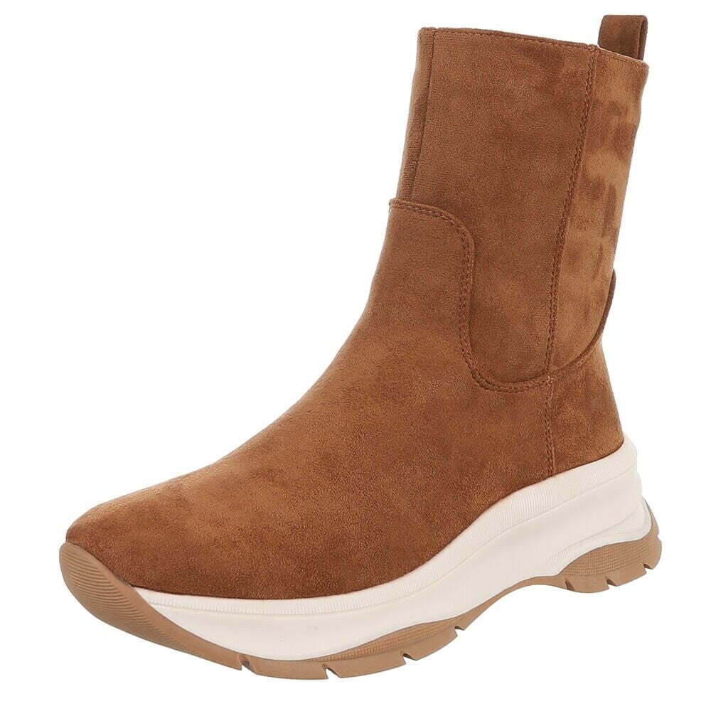 Camel Platform Hoge Sneaker