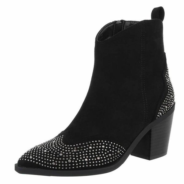 Western Studded Enkellaarsjes