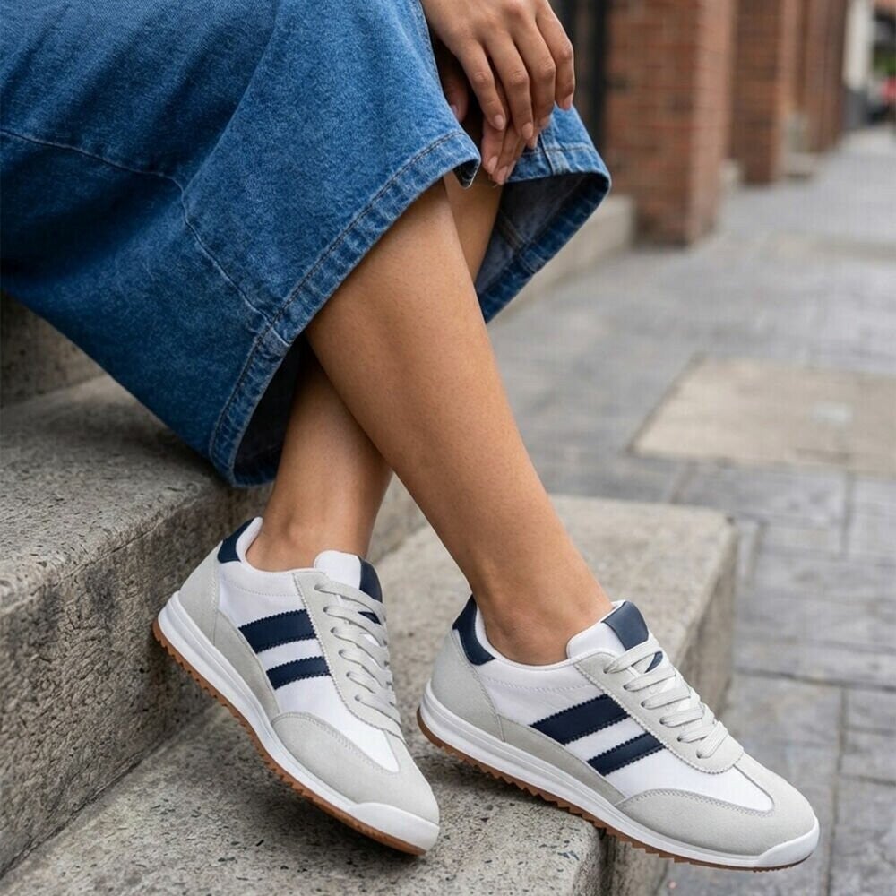 Retro runner sneaker