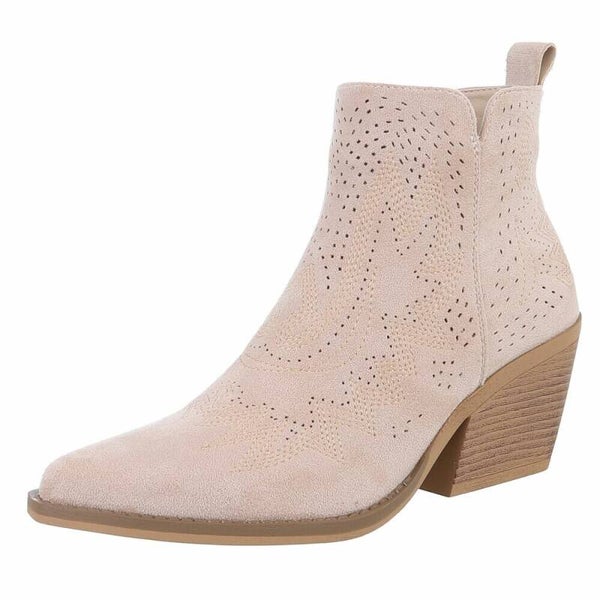 Boho Suede-Look Westernlaarsje