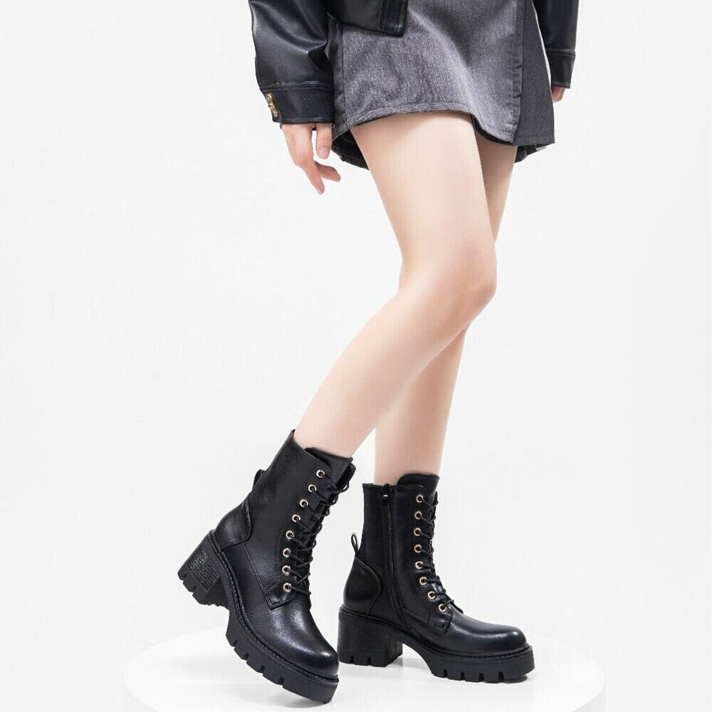 Zwarte Platform Boots
