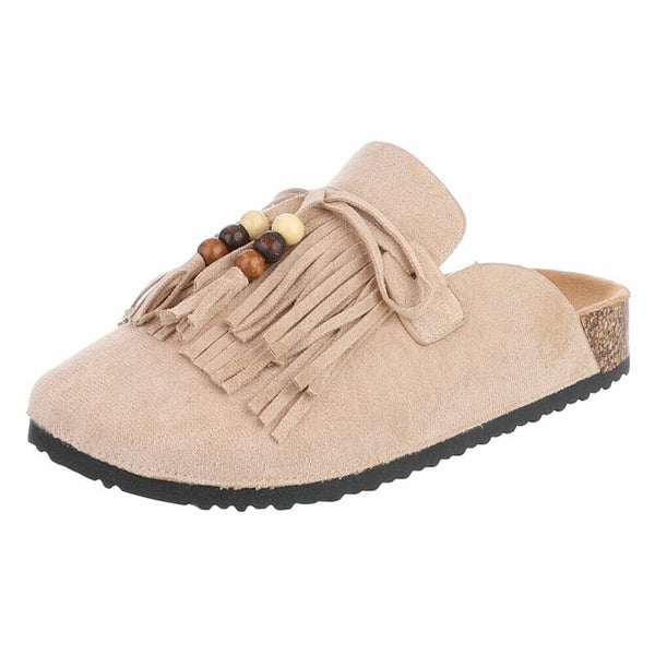 Boho-Chic Tassel Clog