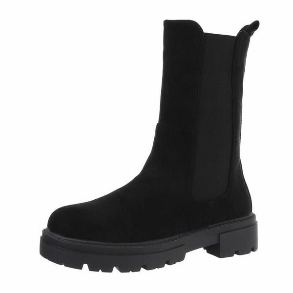 Hoge Zwarte Chelsea Boots