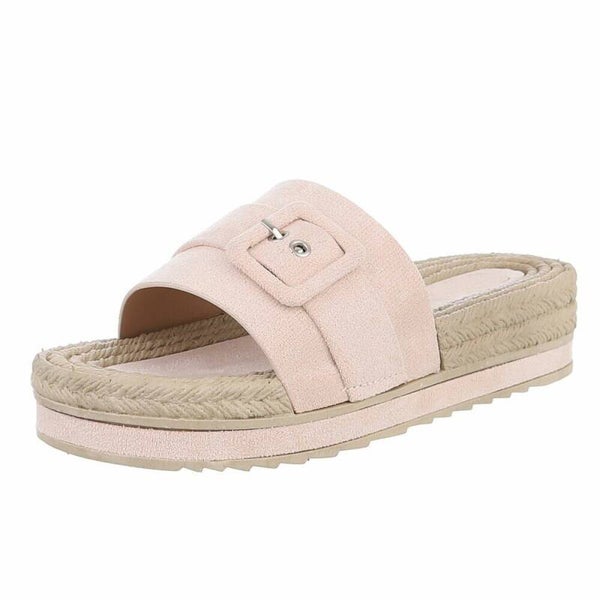 Espadrille Platform Slide