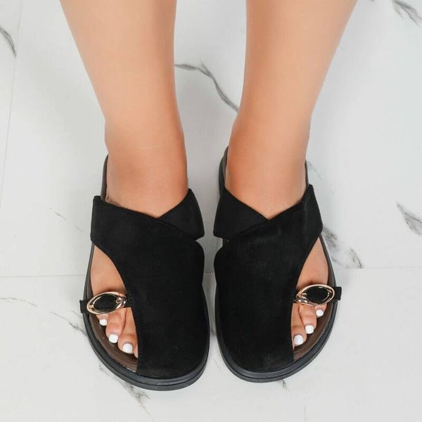 Suede-Look Comfort Slippers