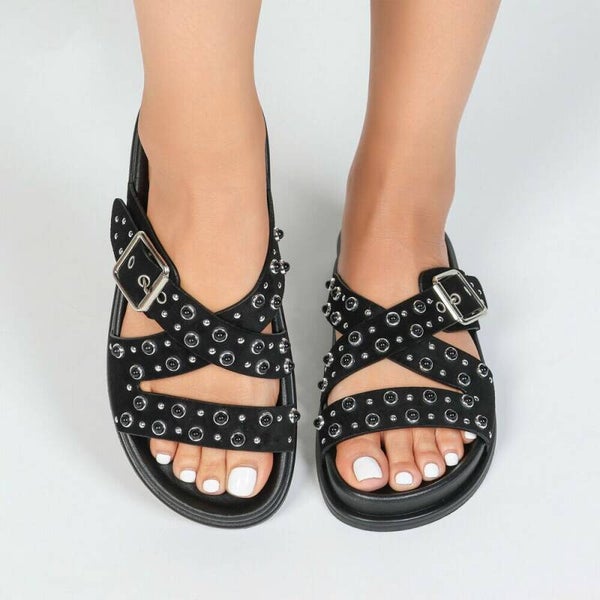Studded Comfort Sandalen