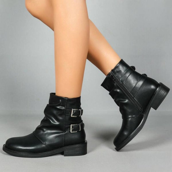 Biker Chic Enkellaarzen
