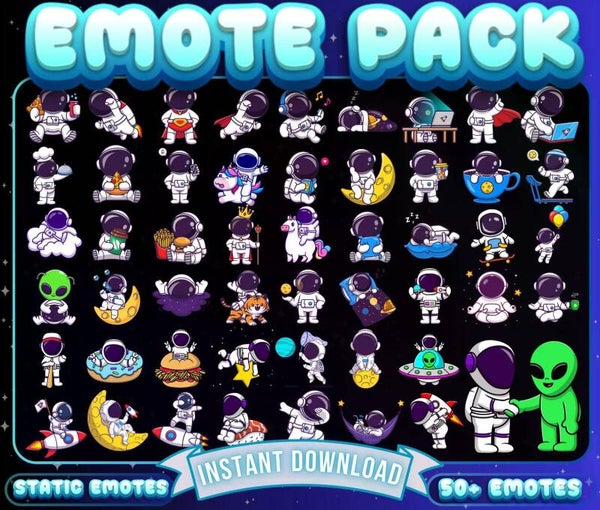 53 Astronaut Emotes Pack (Kopie)