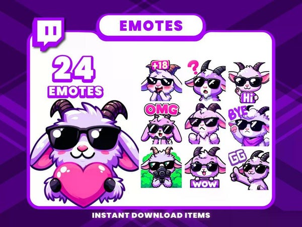 24 Violet Goat