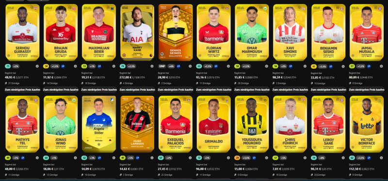 Sorare trading handeln verkaufen transfer