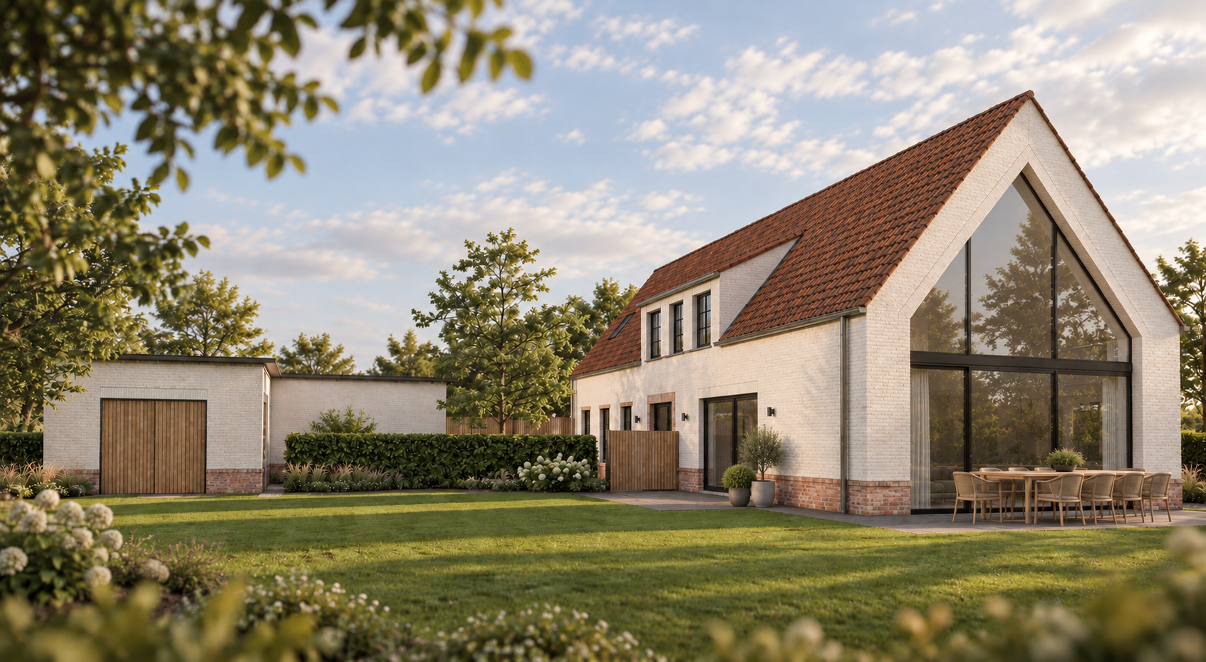 Hernieuwbouw eengezinswoning in Wortegem-Petegem