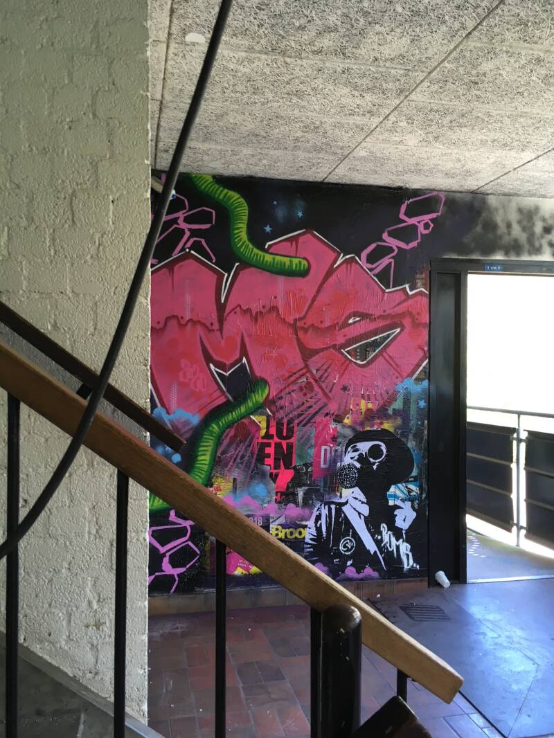 "Covidmadness" Mural in De Renne Stadskanaal 2021
