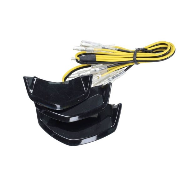 DMP LED Verlichting Voorscherm Euro-4/5 – Wit 3-delig voor Vespa Primavera en Sprint