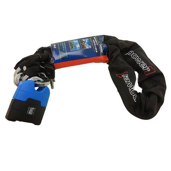 Kettingslot Power1 + Hangslot ART4 – 120 cm | Geschikt voor verzekering