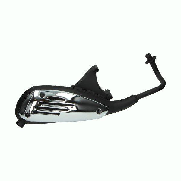 Uitlaat inclusief hitteschild – Originele kwaliteit voor Piaggio/Vespa 4T 2V modellen