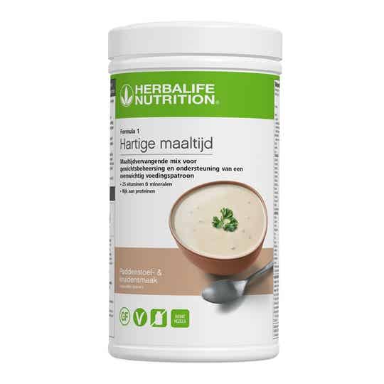Herbalife Formula 1 Hartige uitgebalanceerde maaltijd Paddenstoel en kruidensmaak glutenvrij