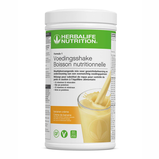 Herbalife Formula 1 uitgebalanceerde maaltijd Bananen Crème 550 g