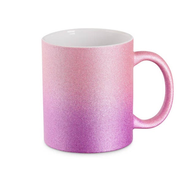 Sublitasse Glitter mit Farbverlauf