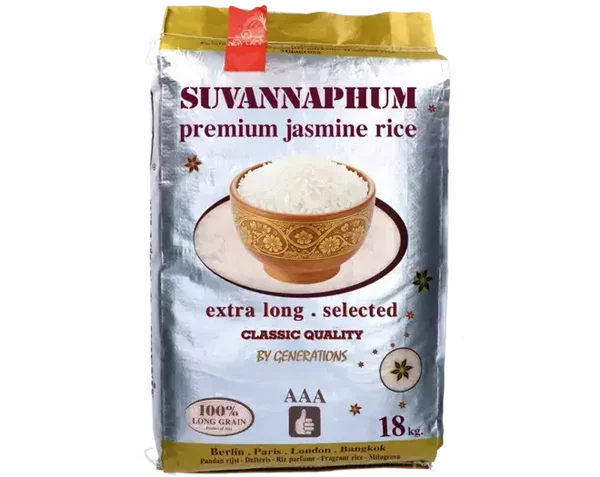 Suvannaphum AAA Premium Jasmine Rice  18kg - CROP 2026