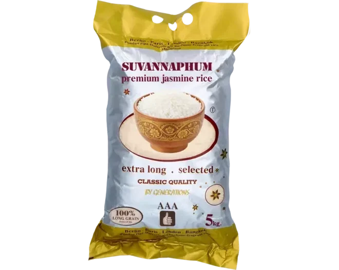 Suvannaphum AAA Premium Jasmine Rice  5kg - CROP 2026