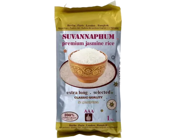 Suvannaphum AAA Premium Jasmine Rice  1kg - CROP 2026
