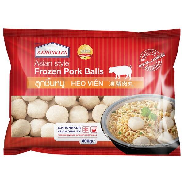 S.Khonkaen - Frozen Pork Meat Ball's  400gr