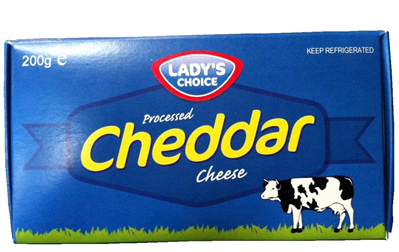 Lady's Choice  Cheddar Cheese Box 200gr